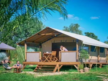 Mietunterkunft - Lodge Kenya  Zelt - 35M² - 2 Schlafzimmer - - Clico Chic - La Baie de Douarnenez