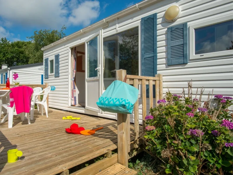 Mietunterkunft - Mobilheim + Tv - 28M² - 2 Schlafzimmer - - Clico Chic - La Baie de Douarnenez