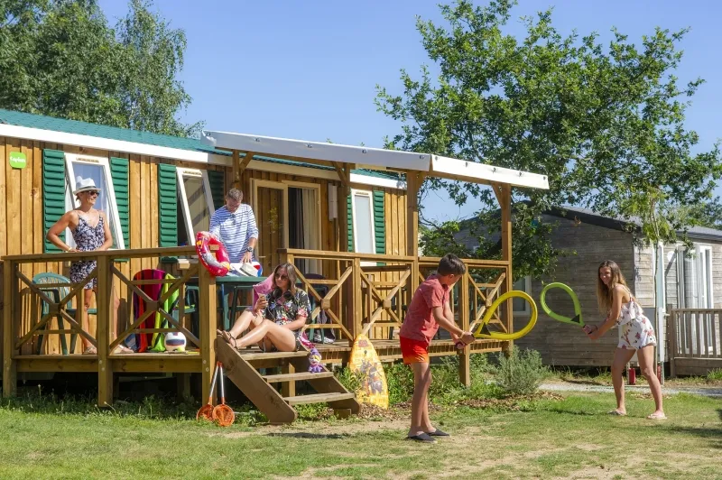 Mietunterkunft - Mobilheim Resort Top Tv - 29M² - 3 Schlafzimmer - - Clico Chic - La Baie de Douarnenez