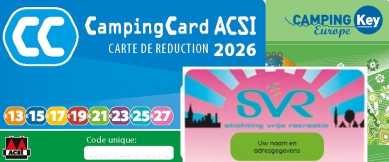Stellplatz für Inhaber der ACSI-Karte oder Camping Key Europe