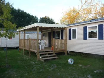 Mietunterkunft - Mobilheim Confort 3 Zimmer - Camping LANDES BLEUES