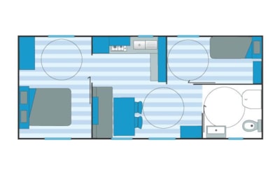 2-bedroom mobile home for people with reduced mobility — 7
