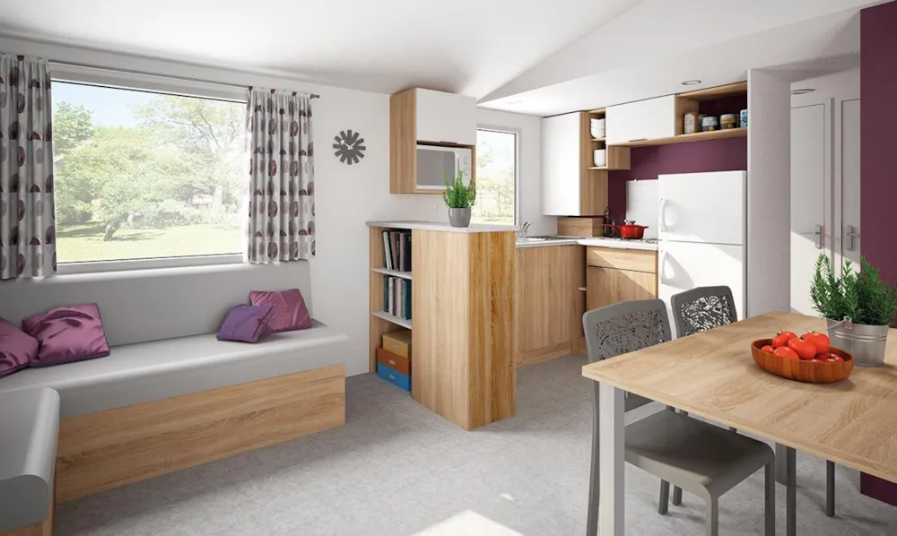 Location - Confort 8 Pers - Camping LANDES BLEUES