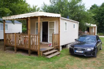 Mietunterkunft - Mobilheim Confort 1 Zimmer - Camping LANDES BLEUES