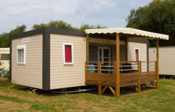 Mietunterkunft - Mobilheim Grand Confort 2 Zimmer - 2 Badezimmer - Camping LANDES BLEUES