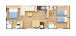 Mobile home GRAND CONFORT 3 bedrooms - 2 bathrooms