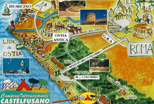 Établissement Camping Internazionale Castelfusano - Lido Di Ostia (Roma)