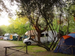 Parcela - Parcela Autocaravana - Camping Internazionale Castelfusano