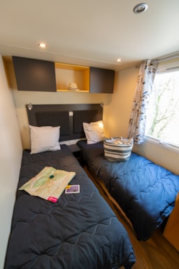 Huuraccommodatie(s) - Stacaravan Confort Relax 33M² - 3 Slaapkamers + Overdekt Terras - Flower Camping la Pinède