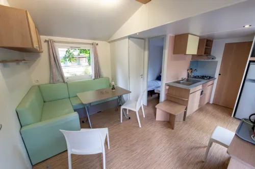 Accommodation - Mobile-Home Premium Riviera 28M² - Near River - 2 Bedrooms + Covered Terrace - - image n°3 - Flower Camping la Pinède
