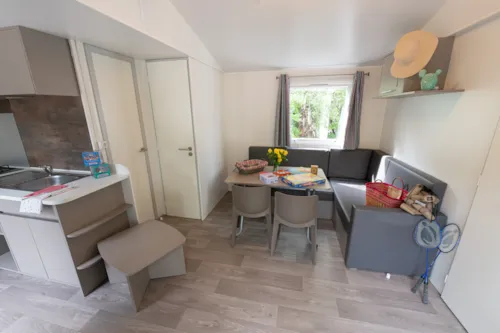 Accommodation - Mobile Home Tribu Comfort - 5 Bedrooms - With Connected Terraces + Tv - - image n°2 - Flower Camping la Pinède