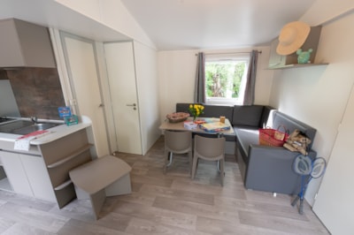 Mobile Home Tribu Comfort - 5 bedrooms - with connected terraces + TV -
