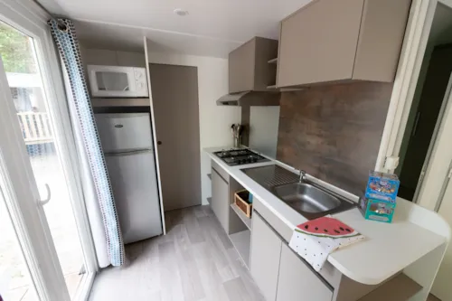 Accommodation - Mobile Home Tribu Comfort - 5 Bedrooms - With Connected Terraces + Tv - - image n°3 - Flower Camping la Pinède