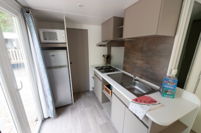 Mobile Home Tribu Comfort - 5 bedrooms - with connected terraces + TV -