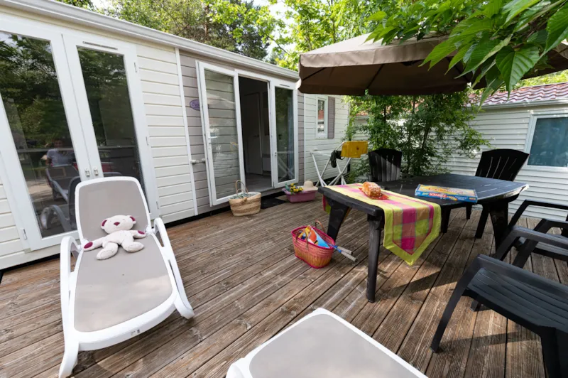 Mobil-Home Standard Cocoon 28M² - 2 Chambres + Terrasse Avec Parasol -