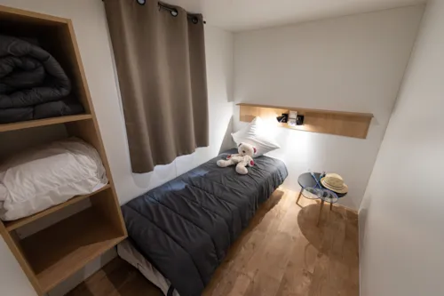 Location - Mobil-Home Premium Trendy 28M² Proximité Rivière- 2 Chambres + Terrasse Couverte - - image n°8 - Flower Camping la Pinède
