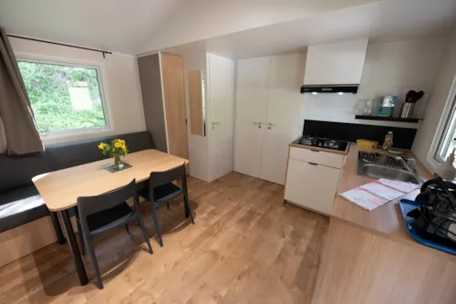 Accommodation - Mobile Home Premium Tribu Trendy - 5 Bedrooms + Connected Covered Terraces + A/C + Tv - - image n°3 - Flower Camping la Pinède