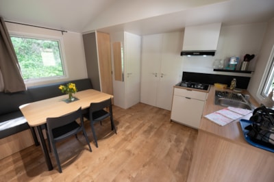 Mobile Home Premium Tribu Trendy - 5 bedrooms + connected covered terraces + A/C + TV -