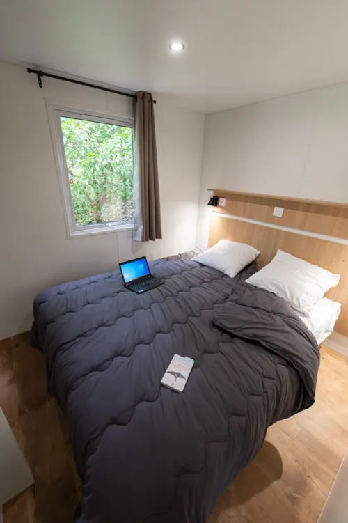 Accommodation - Mobile Home Premium Tribu Trendy - 5 Bedrooms + Connected Covered Terraces + A/C + Tv - - image n°5 - Flower Camping la Pinède