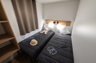 Mobile Home Premium Tribu Trendy - 5 bedrooms + connected covered terraces + A/C + TV -