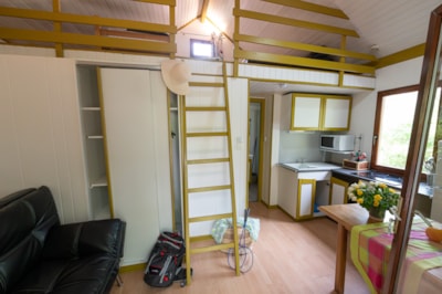 Standard Chalet Cabane mezzanine 25m² - 1 bedroom + sheltered terrace -
