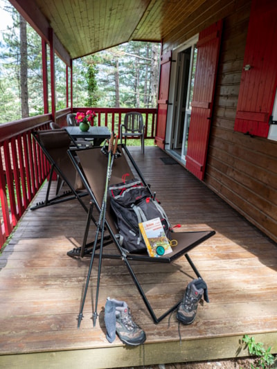 Standard Chalet Cabane mezzanine 25m² - 1 bedroom + sheltered terrace -