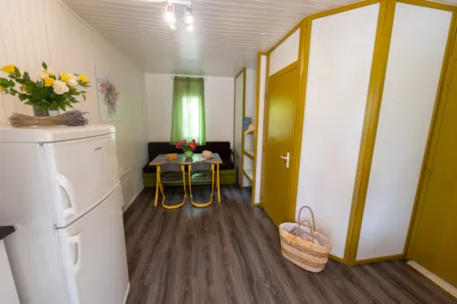 Location - Chalet Pour Personnes À Mobilité Réduite "L'o Douce" 34M² - 1 Chambre + Terrasse Couverte - - image n°4 - Flower Camping la Pinède