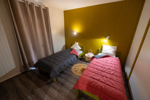 Location - Chalet Pour Personnes À Mobilité Réduite "L'o Douce" 34M² - 1 Chambre + Terrasse Couverte - - image n°7 - Flower Camping la Pinède