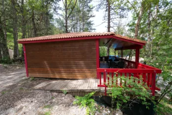 Mietunterkunft - Hütte Standard L'o Douce 34M² - 1 Schlafzimmer - Behindertengerecht - - Flower Camping la Pinède