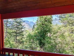 Accommodation - Chalet Cabane Mezzanine Standard 25M² - 1 Bedroom + Sheltered Terrace - Flower Camping la Pinède