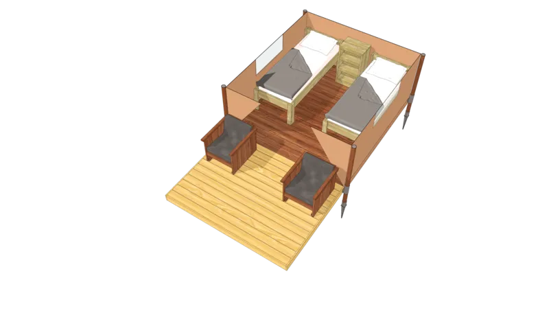 Lodge Insolite Bivouac (Sans Sanitaires, Sans Cuisine) (1Ch- 1/2Pers)