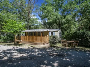 Locatif - Mobile-home Confort Relax 33m² - 3 bedrooms + sheltered terrace - - Flower Camping la Pinède