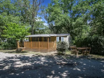 Mietunterkunft - Mobilheim Confort Relax 33M² - 3 Schlafzimmers + Überdachte Terrasse - - Flower Camping la Pinède