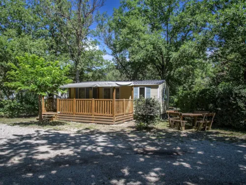 Accommodation - Comfort  Relax Airco Mobile Home 33M² (3 Bedrooms - 6 People) + Covered Terrace And Airco - image n°1 - Flower Camping la Pinède