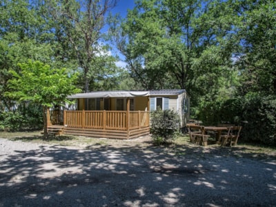 Comfort  Relax AirCo Mobile Home 33m² (3 bedrooms - 6 people) + Covered Terrace and AirCo