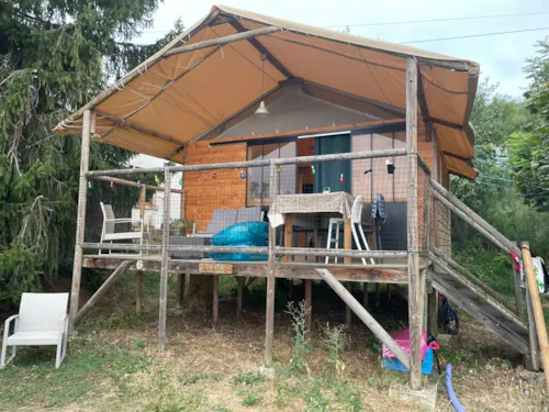 Huuraccommodatie(s) - Tent Lodge - image n°10 - FERME DE SIMONDON : Camping & Gîtes & Chambres d'Hôtes