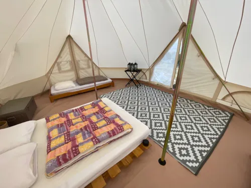 Accommodation - Teepee Tent - image n°3 - FERME DE SIMONDON : Camping & Gîtes & Chambres d'Hôtes