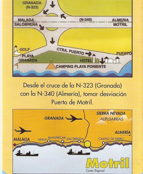 Região próxima descrição geral Camping Playa De Poniente - Motril
