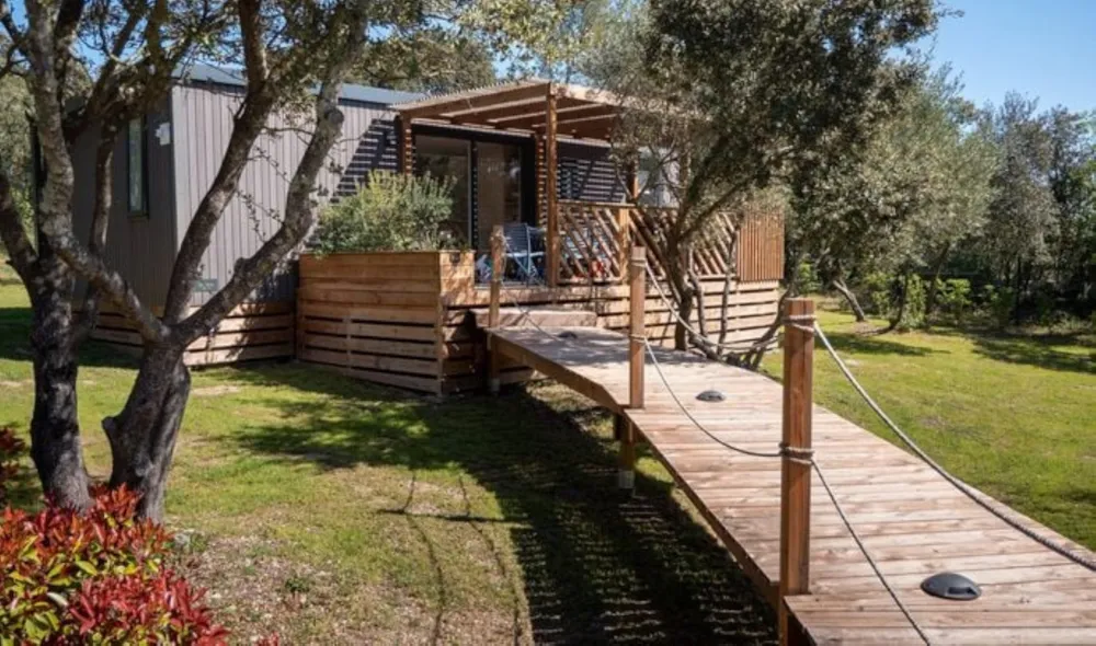 Location - Mh Ultimate - 40 M² - 3 Chambres - 2Sdb - Tv - Clim - Terrasse Surélevée Avec Jacuzzi - Camping Marvilla Parks - Domaine de Massereau