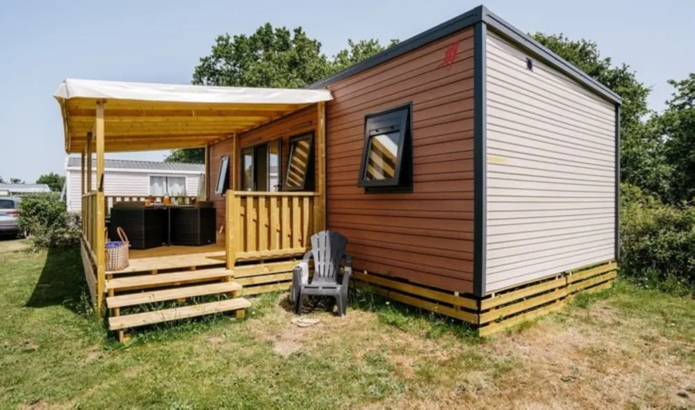 Location - Mh Ultimate  Plus - 48 M² - 3 Chambres - 2 Sdb - Clim - Terrasse Lounge - Camping Marvilla Parks - Domaine de Massereau