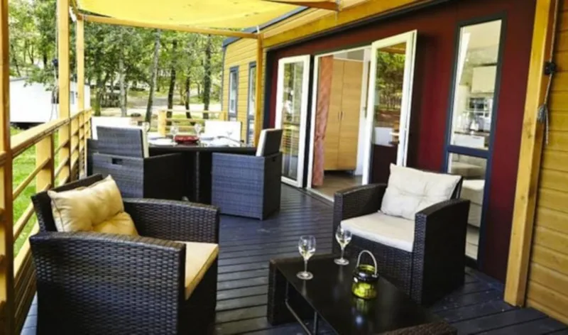 Mobil-Home Ultimate - 40 M² - 3 Chambres - Clim - Terrasse Surélevée