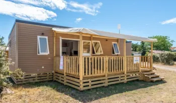 Huuraccommodatie(s) - Stacaravan  Premium - 35 M² - 3 Slaapkamers - Verhoogd Terras - Camping Marvilla Parks - Domaine de Massereau