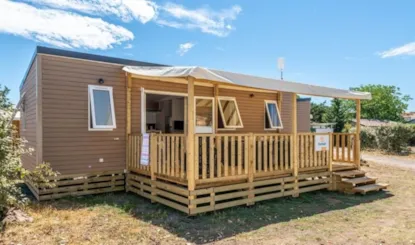 Mobil-Home Premium - 35 M² - 3 Chambres - Tv - Clim - Terrasse Surélevée