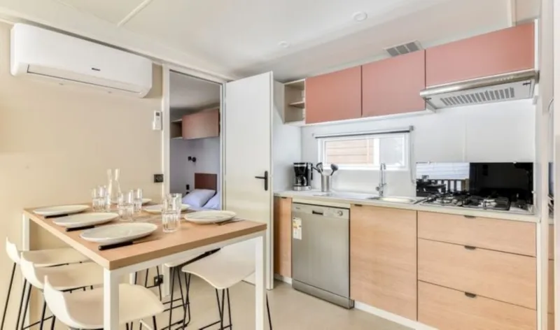 Mobil-Home Premium - 35 M² - 3 Chambres - Tv - Clim - Terrasse Surélevée