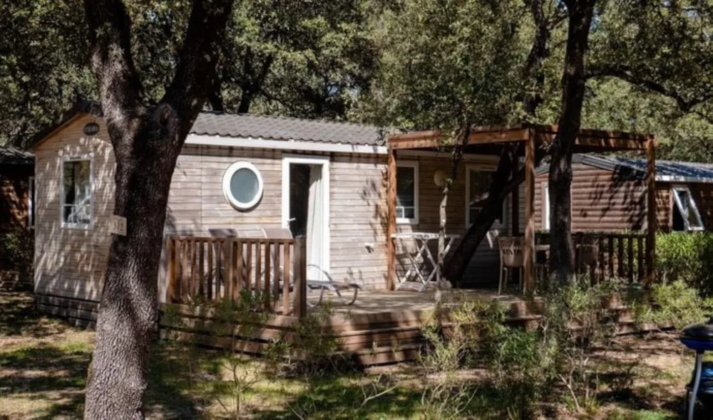 Location - Mobil-Home Comfort - 25 M² - 2 Chambres - Tv - Clim - Terrasse Surélevée - Camping Marvilla Parks - Domaine de Massereau