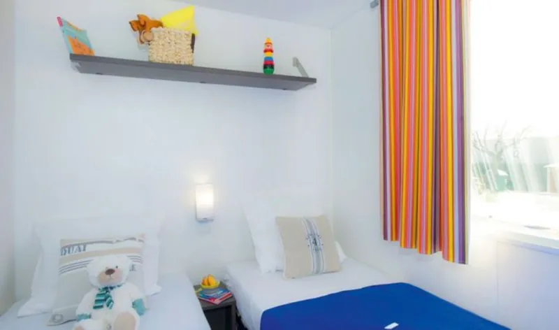 Mobil-Home Classic - 28 M² - 3 Chambres - Tv - Clim - Terrasse Surélevée Non Couverte