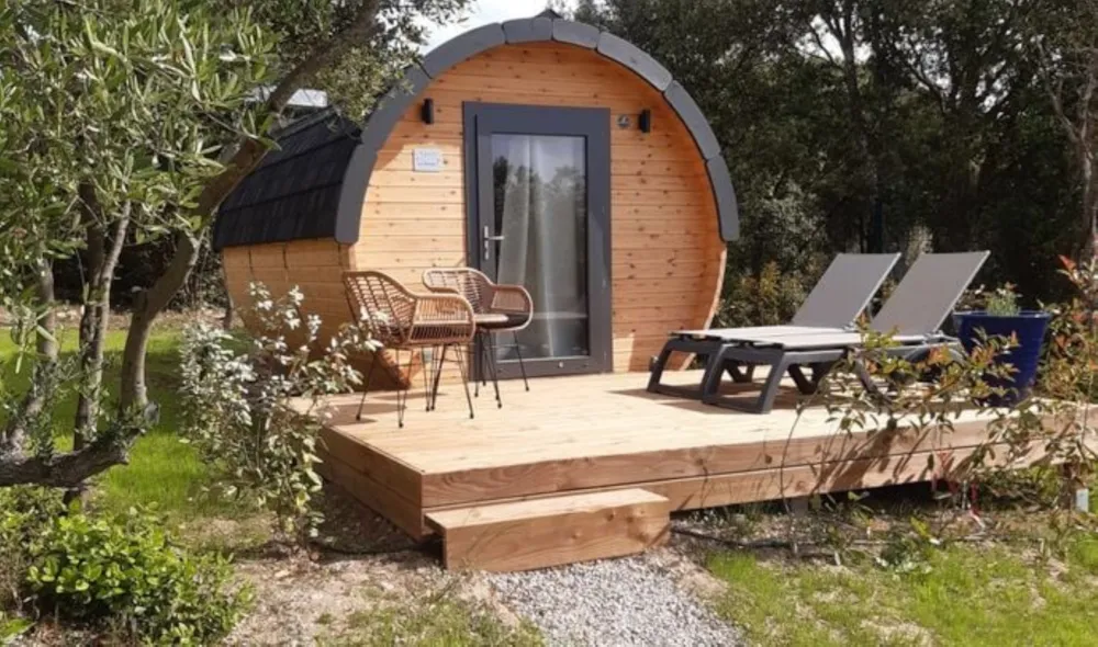 Location - Cabane - 1 Chambre - Tv - Clim  - Sans Sanitaires - Camping Marvilla Parks - Domaine de Massereau