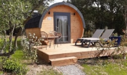 Accommodation - Hut - 1 Bedroom - Tv - Clim  -  Without Toilet Blocks - Homair-Marvilla – Camping du Domaine de Massereau
