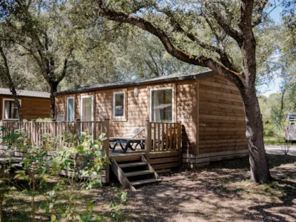 Mobil-Home Classic - 32 M²- 3 Chambres - Terrasse Surélevée Non Couverte