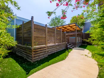 Mietunterkunft - Cottage Long Beach Premium - 2 Zimmer - Jacuzzi - YELLOH! VILLAGE - DOMAINE DU COLOMBIER